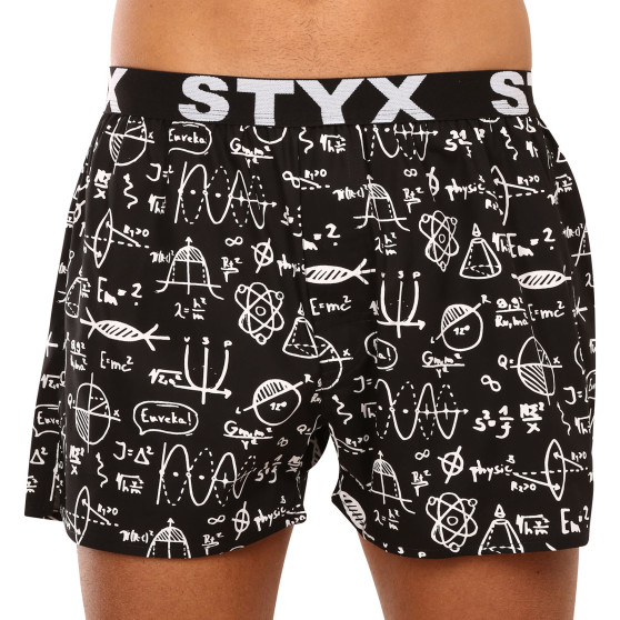 Herenboxershort Styx kunst sport rubber natuurkunde (B1652)