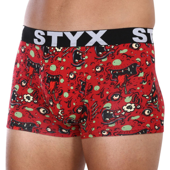 Herenboxershort Styx kunst sport rubber oversized zombie (R1451)