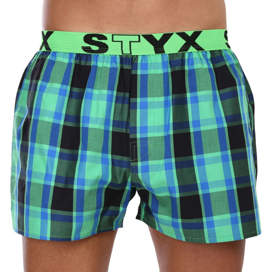 3PACK Herenboxershort Styx sport elastisch meerkleurig (3B10456)