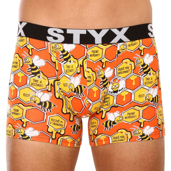 3PACK herenboxershort Styx lang kunst sport elastisch meerkleurig (3U12914)