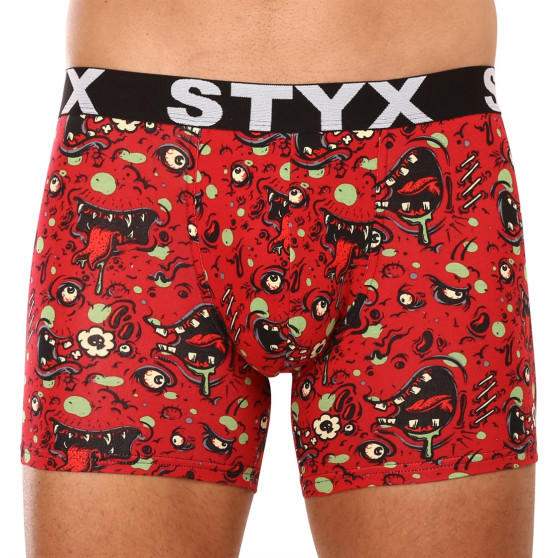 3PACK herenboxershort Styx lang kunst sport elastisch meerkleurig (3U12914)