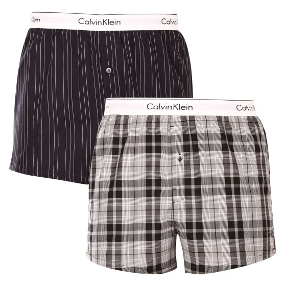 2PACK Herenboxershort Calvin Klein veelkleurig (NB1396A-JKZ)