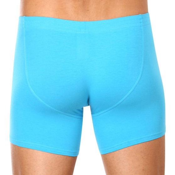 Herenboxershort Styx lang classic rubber lichtblauw (F1169)