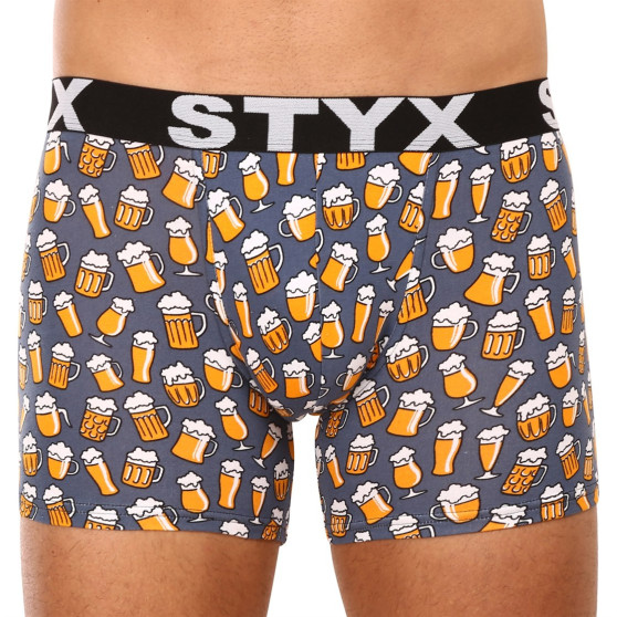 6PACK herenboxershort Styx lang kunst sport elastisch meerkleurig (6U12697124)