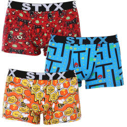 3PACK herenboxershort Styx art sport rubber multicolour (3G12914)