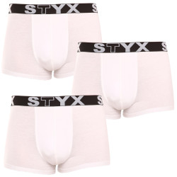 3PACK herenboxershort Styx sport elastisch wit (3G1061)