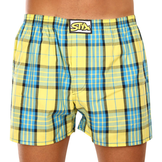 3PACK Herenboxershort Styx classic elastisch meerkleurig (3A10236)