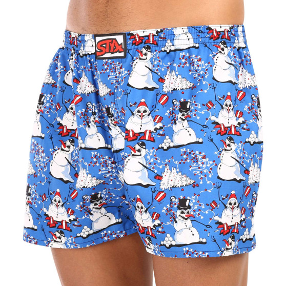 Herenboxershort Styx art classic rubber christmas snowmen (A1751)