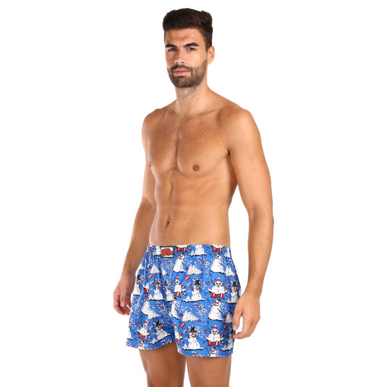 Herenboxershort Styx art classic rubber christmas snowmen (A1751)