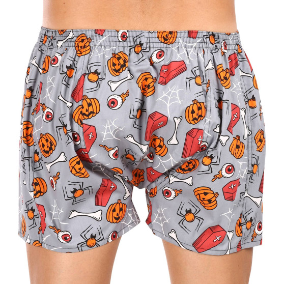 Herenboxershort Styx kunst klassieke rubberen Halloween doodskist (A1752)