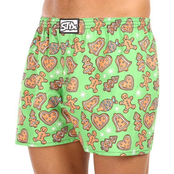 Herenboxershort Styx art classic rubber Christmas gingerbread (A1753)