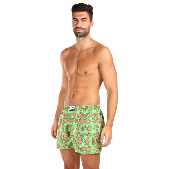 Herenboxershort Styx art classic rubber Christmas gingerbread (A1753)