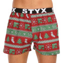 Herenboxershort Styx kunst sport elastische kerst gebreid (B1658)