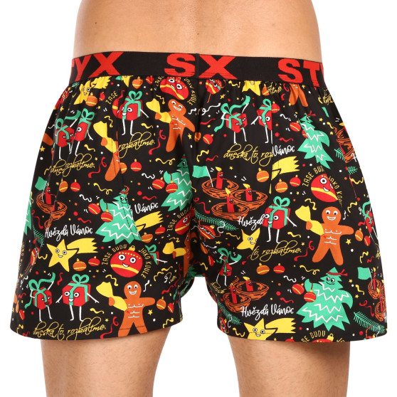 Herenboxershort Styx kunst sport rubberen kerstversiering (B1754)