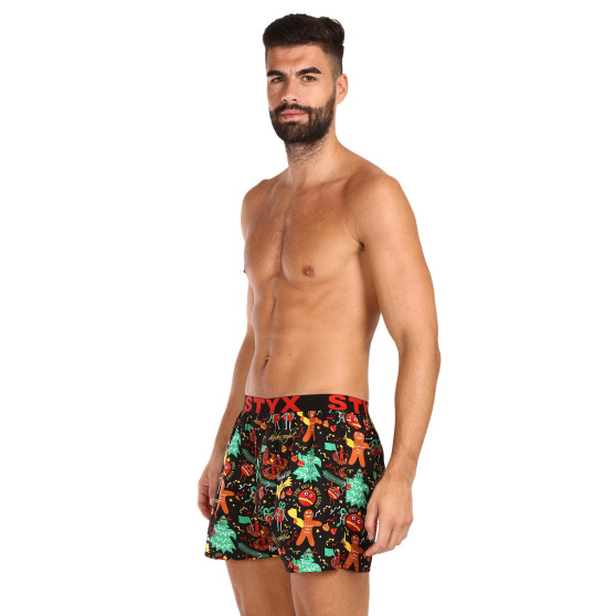 Herenboxershort Styx kunst sport rubberen kerstversiering (B1754)