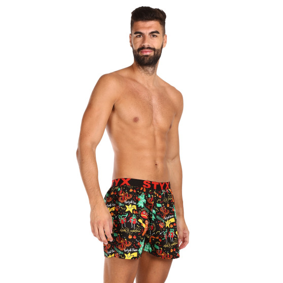 Herenboxershort Styx kunst sport rubberen kerstversiering (B1754)