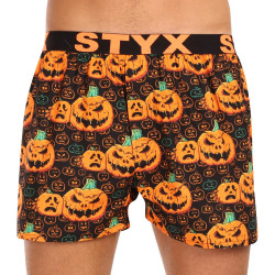 Herenboxershort Styx kunst sport rubber Halloween pompoen (B1755)