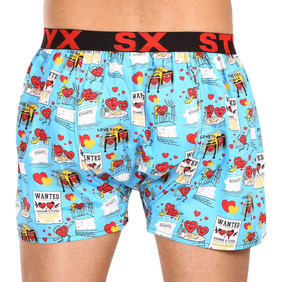 Herenboxershort Styx kunst sport elastisch Valentijnsdag paren (B1756)