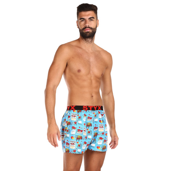 Herenboxershort Styx kunst sport elastisch Valentijnsdag paren (B1756)