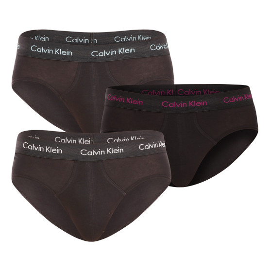 3PACK herenslip Calvin Klein zwart (U2661G-H50)