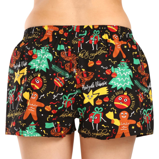 Damesboxershorts Styx kunst klassieke elastische kerstversiering (K1754)