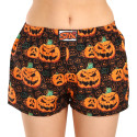 Damesboxershorts Styx kunst klassieke rubber Halloween pompoen (K1755)