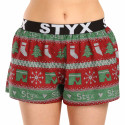 Damesboxershorts Styx kunst sport elastisch kerst gebreid (T1658)