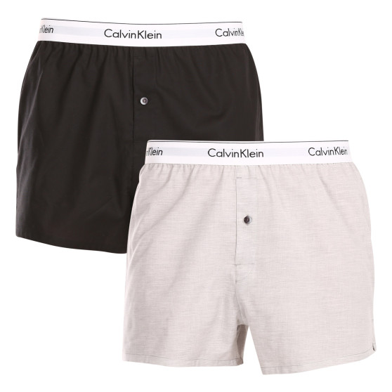 2PACK Herenboxershort Calvin Klein veelkleurig (NB1396A-BHY)