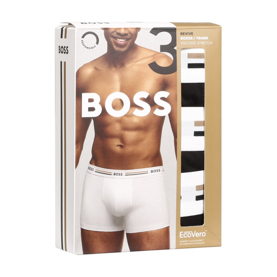 3PACK herenboxershort BOSS zwart (50492200 001)