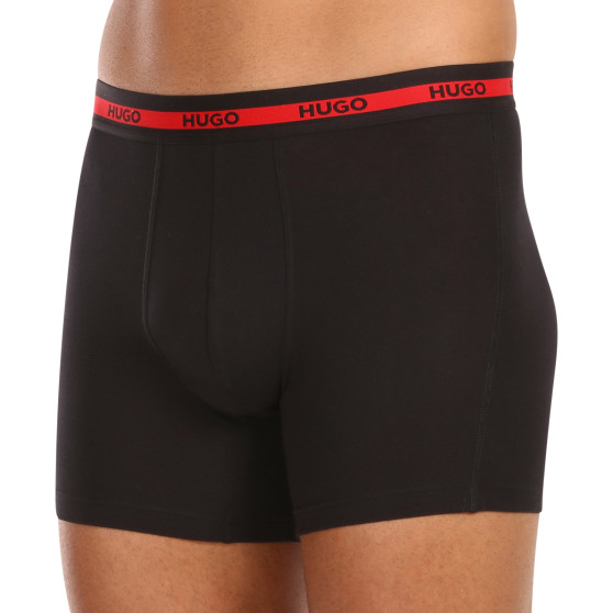 3PACK herenboxershort HUGO zwart (50496713 002)