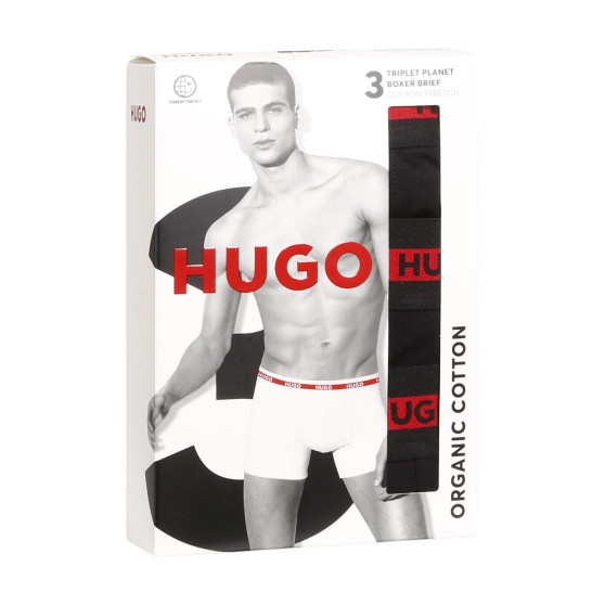 3PACK herenboxershort HUGO zwart (50496713 002)