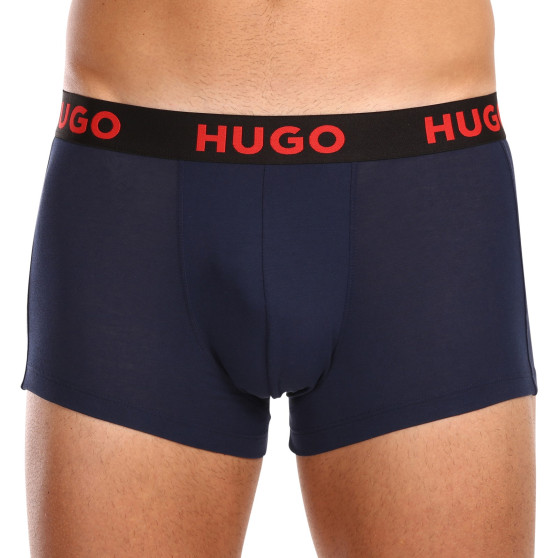 3PACK herenboxershort HUGO veelkleurig (50496723 406)