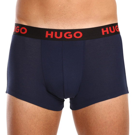 3PACK herenboxershort HUGO veelkleurig (50496723 406)