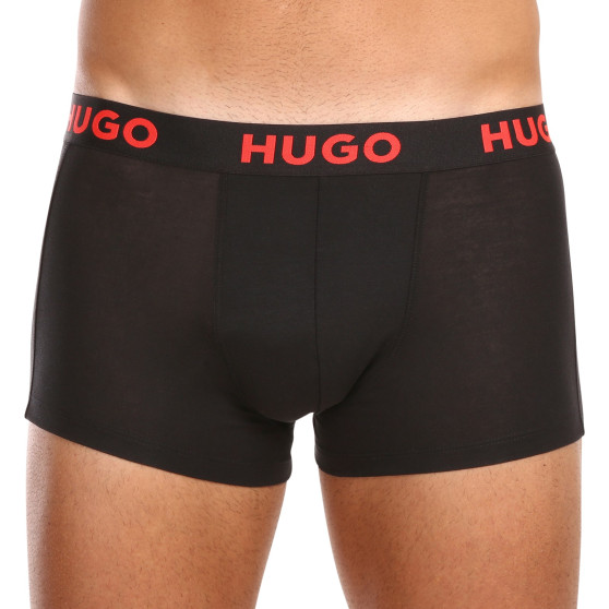 3PACK herenboxershort HUGO veelkleurig (50496723 406)