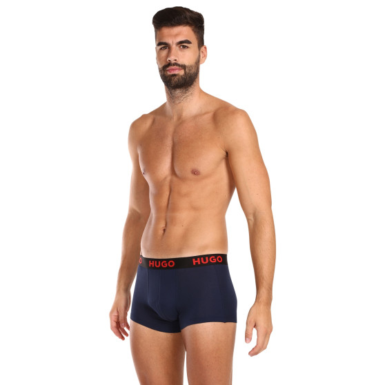 3PACK herenboxershort HUGO veelkleurig (50496723 406)