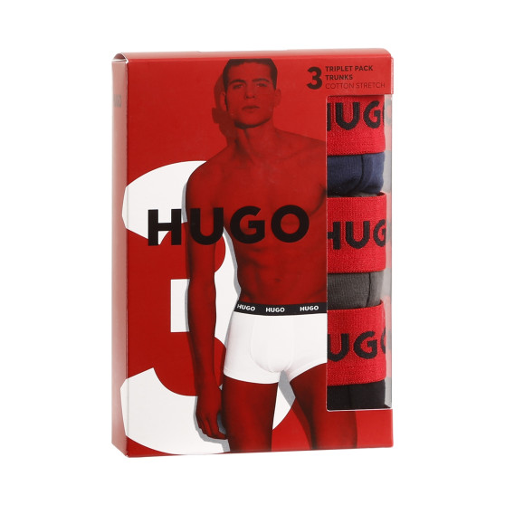 3PACK herenboxershort HUGO veelkleurig (50469766 031)