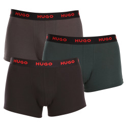 3PACK herenboxershort HUGO veelkleurig (50469766 303)