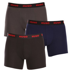 3PACK herenboxershort HUGO veelkleurig (50503079 413)