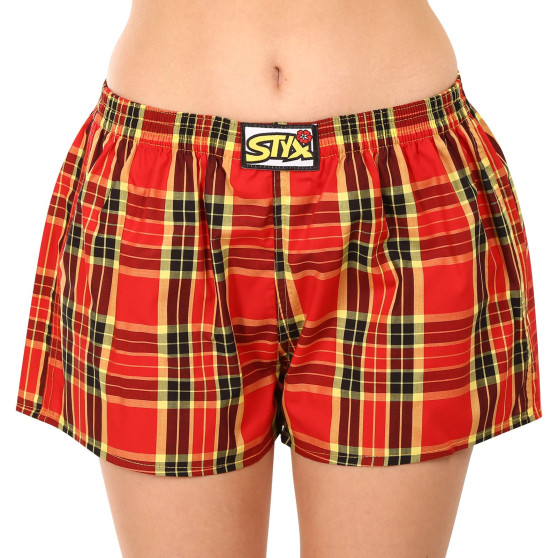 3PACK Damesboxershorts Styx klassiek elastisch meerkleurig (3K10469)