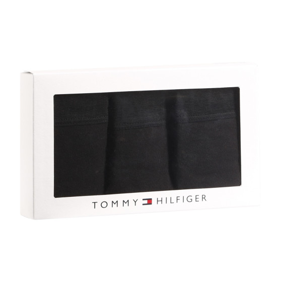 3PACK dames string Tommy Hilfiger zwart (UW0UW04711 0R7)