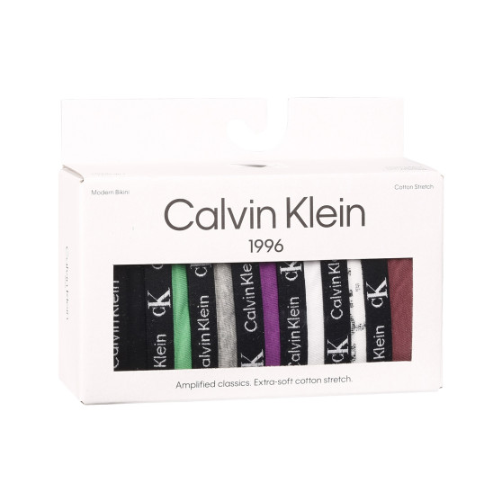 7PACK Dames slip Calvin Klein veelkleurig (QD3993E-IBF)