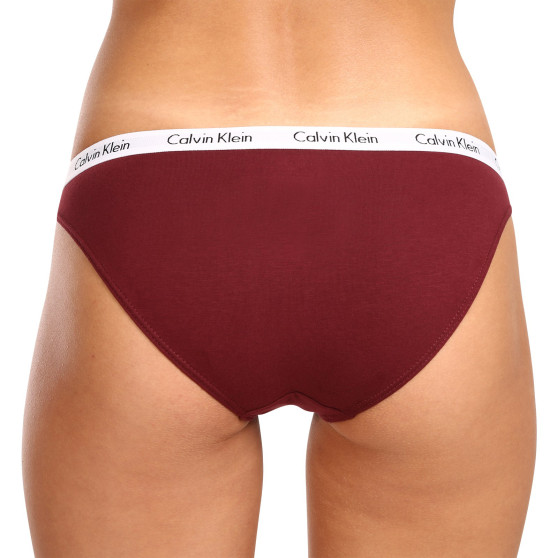 3PACK Dames slip Calvin Klein veelkleurig (QD5146E-HVT)