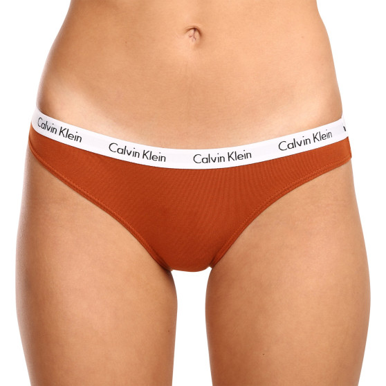 3PACK Dames slip Calvin Klein veelkleurig (QD5146E-HVT)