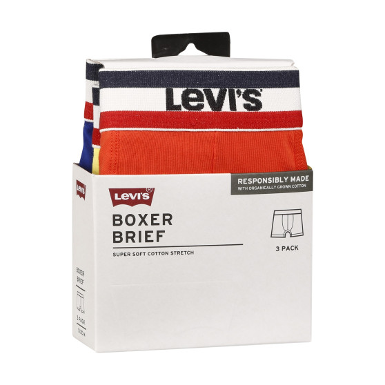 3PACK herenboxershort Levis veelkleurig (100002870 010)