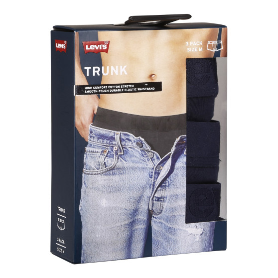 3PACK herenboxershort Levis donkerblauw (905042001 002)