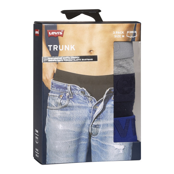 3PACK herenboxershort Levis veelkleurig (905042001 022)