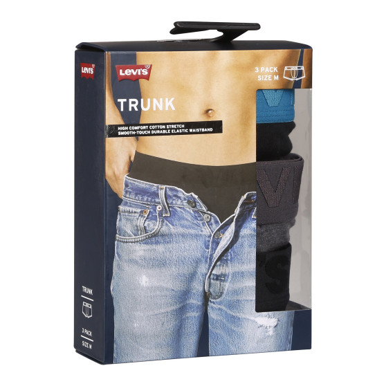 3PACK herenboxershort Levis veelkleurig (905042001 023)