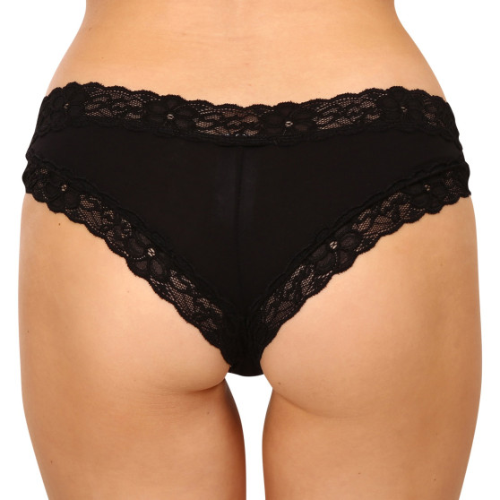 3PACK Braziliaanse Dames slip Styx zwart (3IB960)