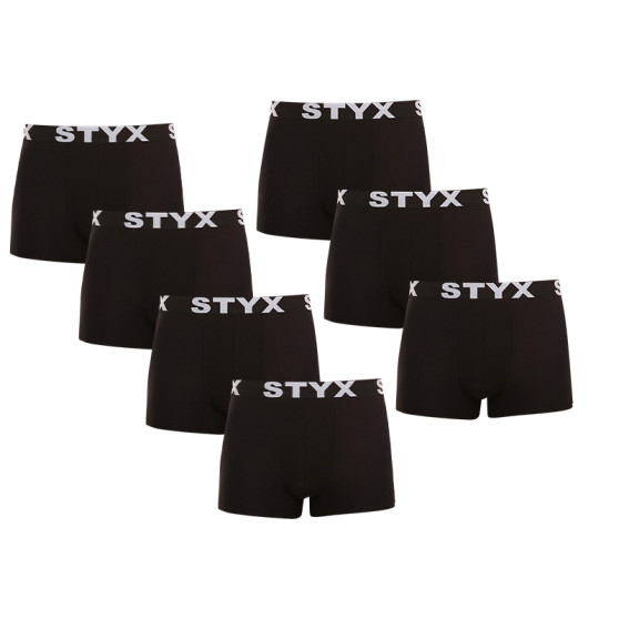 7PACK herenboxershort Styx sport elastisch zwart (7G960)