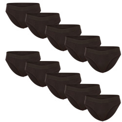 10PACK herenslip Nedeto zwart (10NDTS001)